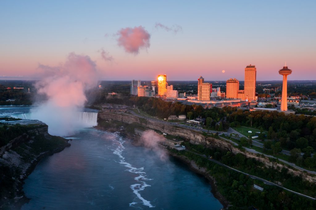 aerial view of niagara falls and ontario city with 2023 11 27 05 36 56 utc